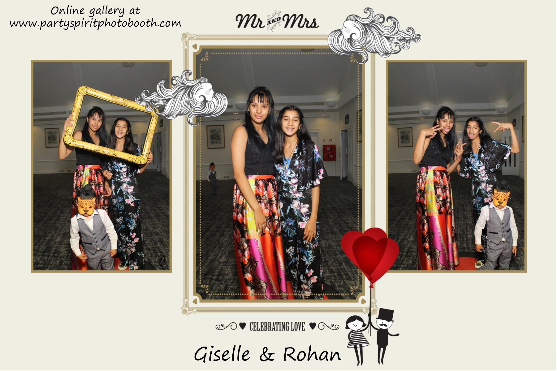 Giselle and Rohan's Wedding | View more photos from the event at gallery.partyspiritphotobooth.com/u/PartySpiritPhotoBooth/Giselle-and-Rohans-Wedding
